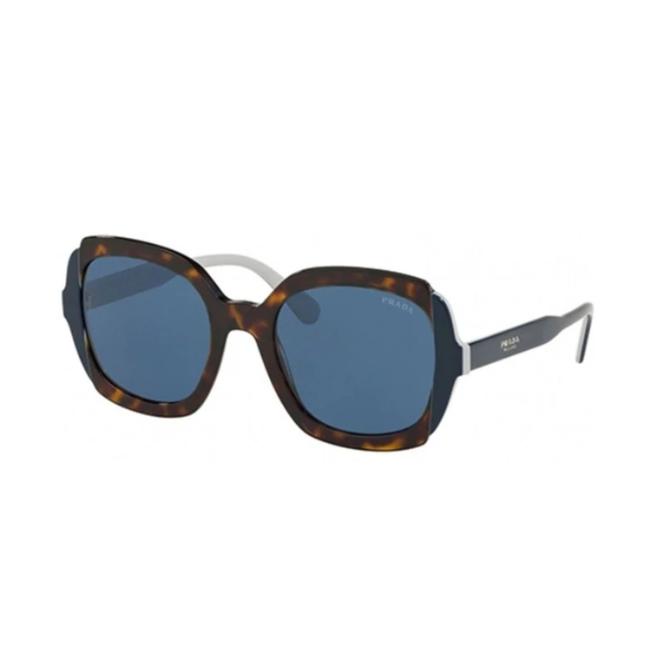 Prada Havana Square Pr 16us Heritage Sunglasses