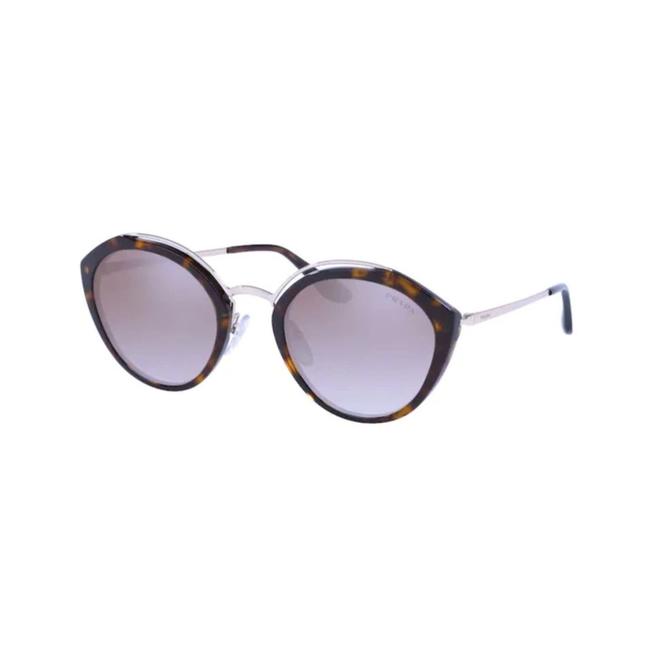 Prada Havana\gold Rounded 18us Conceptual HavanaPale Gold Sunglasses