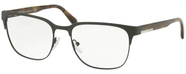 Prada Matte Brown FrameDemo Lens Pr 57uv Rou1o1 56 Unisex Rectangular