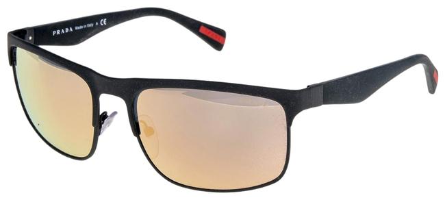 Prada Matte Green Linea Rossa Rubbermax 56p Orange Mirrored Ps56p Sunglasses