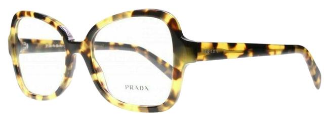 Prada Medium Havana FrameDemo Lens Pr25svf 7s01o1 53 Butterfly Women