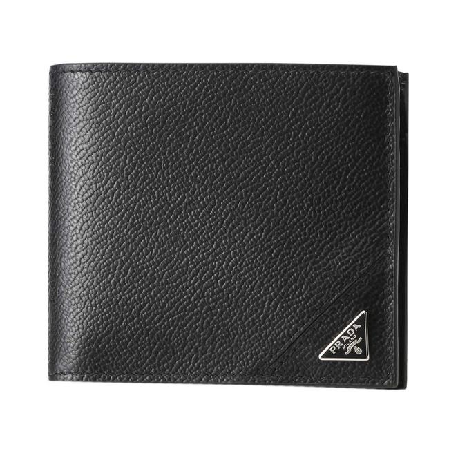 Prada Nero Black Leather Bifold Wallet