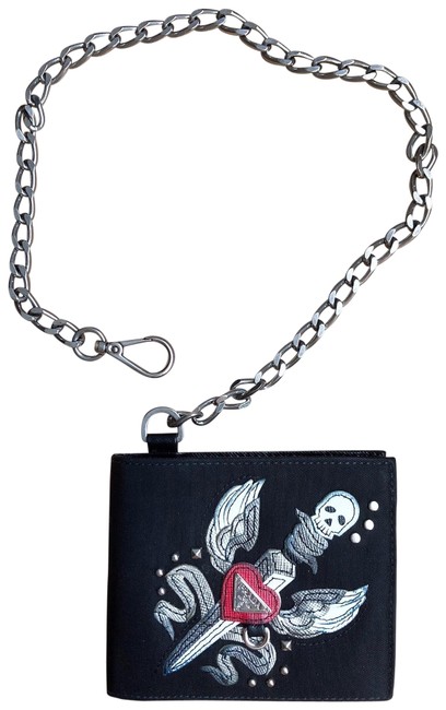 Prada Nero Tessuto Tattoo Wallet