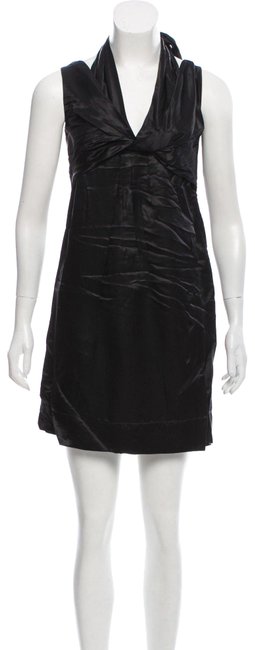 Prada Nero W Sleeveless Mini W Tags Short Cocktail Dress8 M