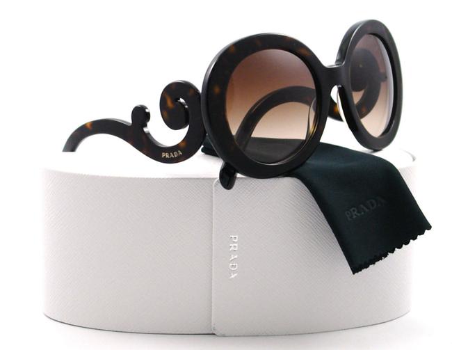 Prada New Spr 27n Havana 2au 6s1 Spr27n 55mm Sunglasses