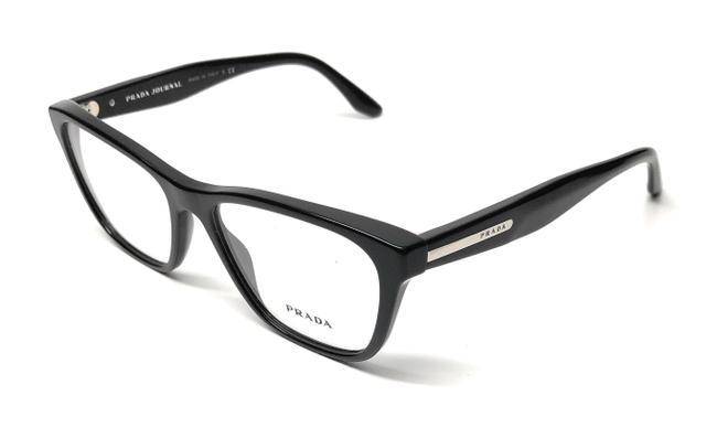 Prada New Vpr 04t 1ab 1o1 Shiny Black Womens Frame 52 16 Sunglasses