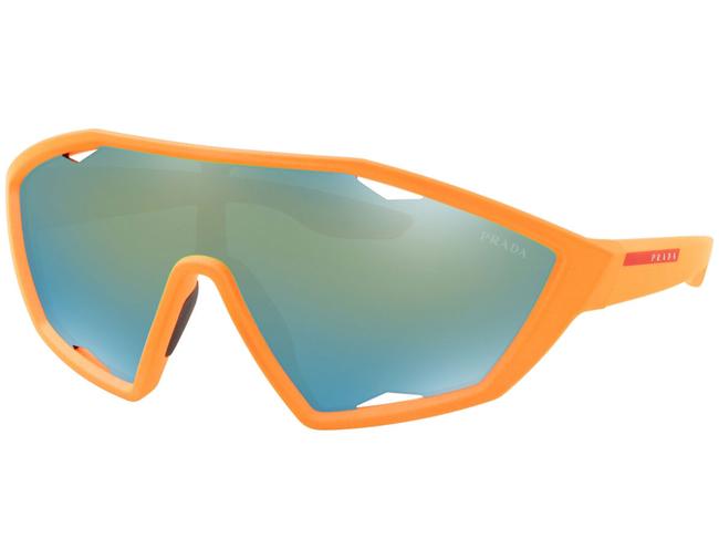 Prada Orange Rubber Sport Ps10us 4484j2 30 Sunglasses