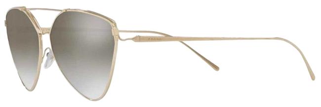Prada Pale Gold Cat Eye Sunglasses