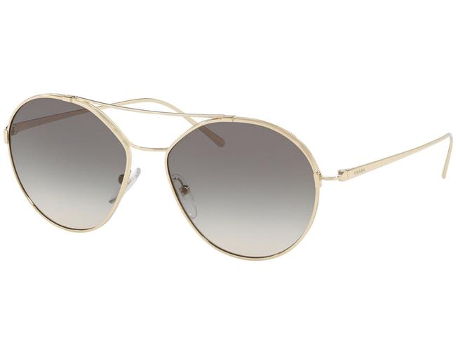 Prada Pale Gold Pr56us zvn130 55 Sunglasses