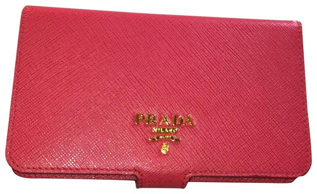 Prada Peonia Saffiano Metal Tech Accessory