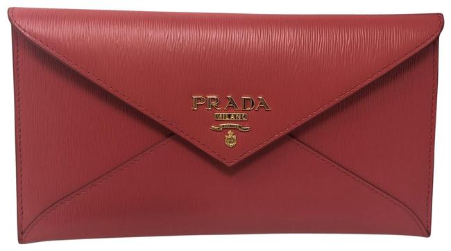 Prada Peonia Vitello Envelope 1mf175 Wallet