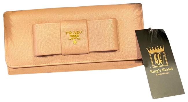 Prada Pink Bow Wallet