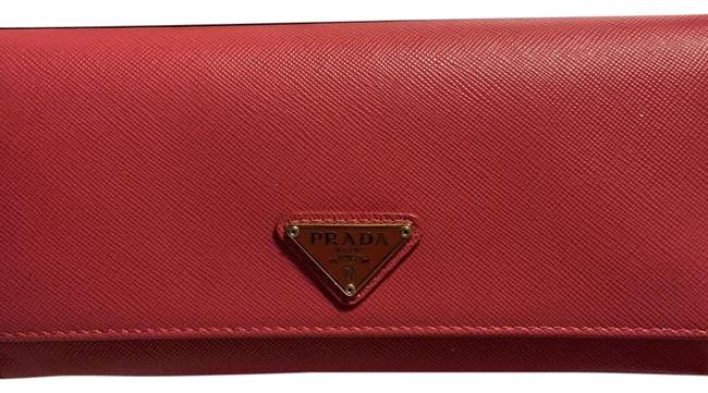 Prada Pink Leather Wallet
