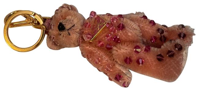 Prada Pink Teddy Bear Key Ring Bag Charm