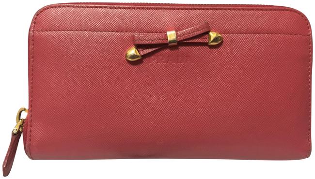 Prada Pink Zippy Wallet