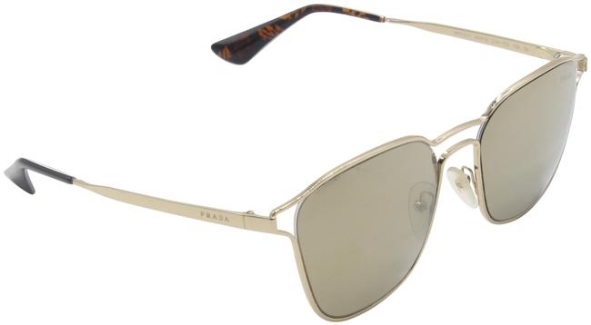 Prada Polished Gold Spr 54t Finish Frame Aviators Unisex Sunglasses