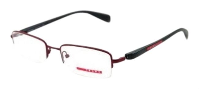 Prada Black and Red Eyeglasses Ps51b Ace101