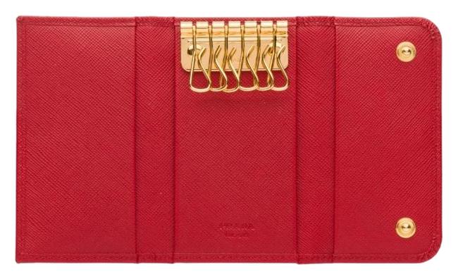 Prada Red Keyholder Case Wallet