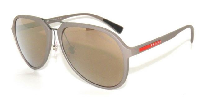 Prada Rubber Brown Sps 05r Cchhd0 Sunglasses