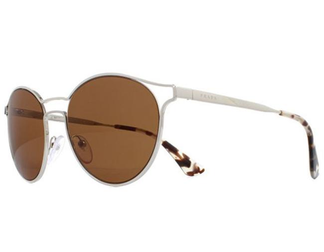 Prada Silver Brown Pr62ss 1bc6n0 53 Sunglasses