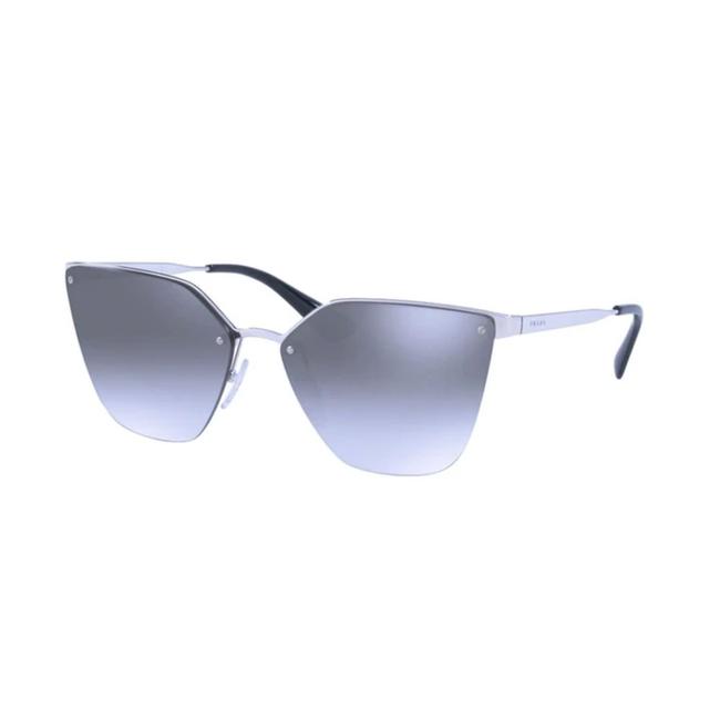 Prada Silver Cat eye 68ts Catwalk Sunglasses