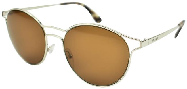 Prada Silver MetalLogo M Sunglasses