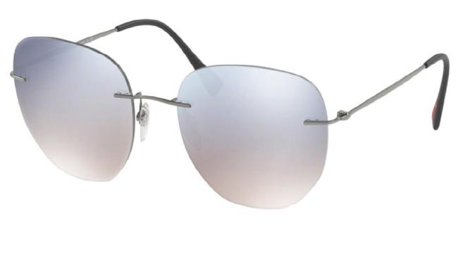 Prada Silver Sps50t 57 5av5r0 Sunglasses