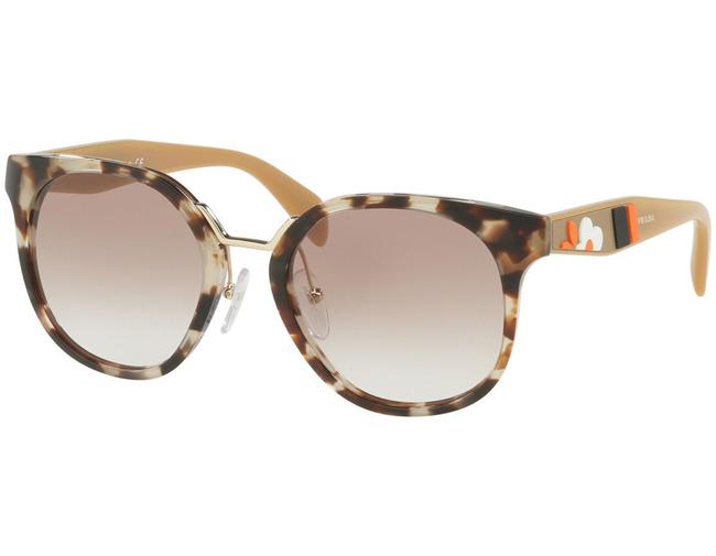 Prada Spotted Opal Brown Pr17ts uao1l0 53 Sunglasses
