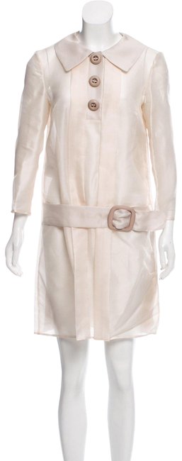 Prada Talco W Organza W Tags Mid length Short Casual Dress4 S