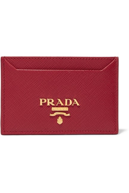 Prada Textured leather Cardholder Wallet