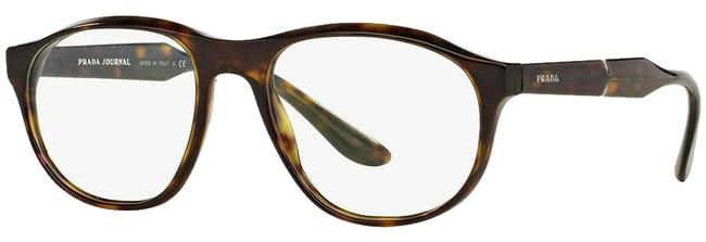 Prada Tortoise FrameDemo Lens Pr12sv Haq1o1 52 Square Unisex