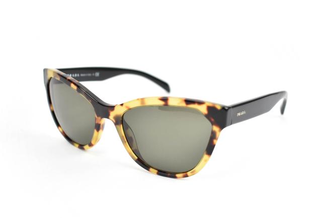 Prada Tortoise Havana BrownLogo Ot Sunglasses