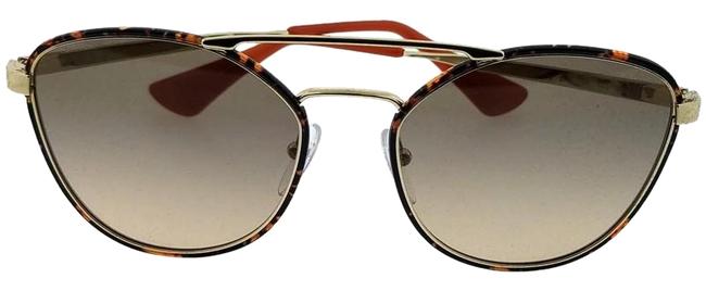 Prada Tortoise Pr63 ts 2au3do Womens Frame Brown Lens Genuine Sunglasses