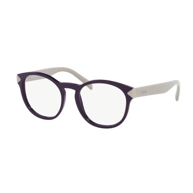 Prada Violet FrameDemo Lens Pr16tv Vin1o1 50 Round Womens