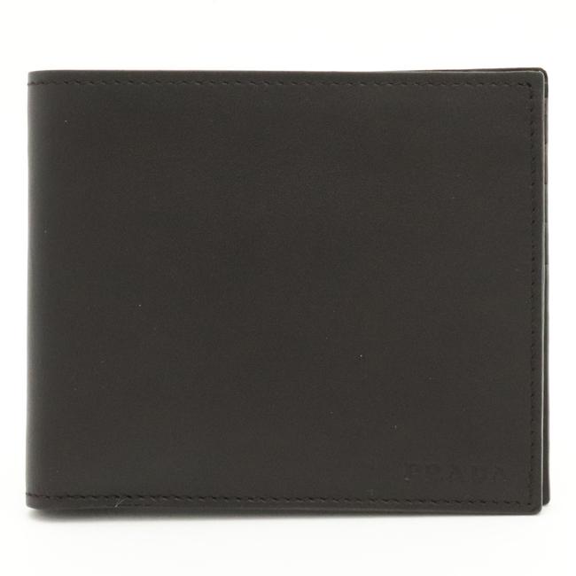 Prada Vitello Bifold Ebano Everno Dark Brown Leather M513 Wallet