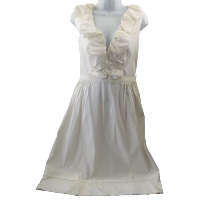 Prada White Long Cocktail Dress6 S