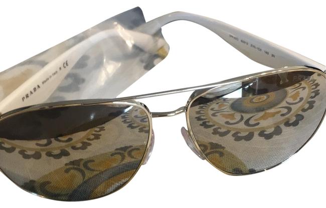 Prada White Sunglasses