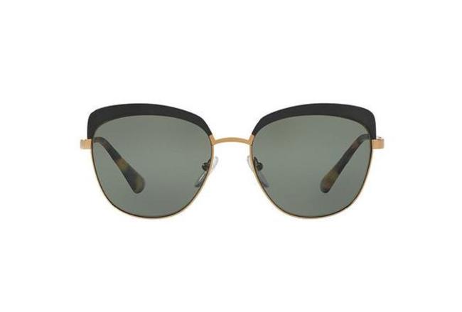 Prada Brown Womens WhiteBrown Spr11t Sunglasses