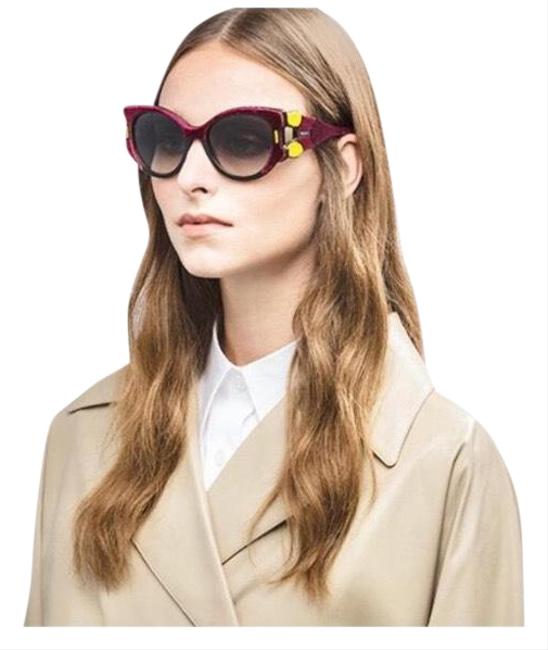 Prada YellowBrown Cat Eye Sunglasses
