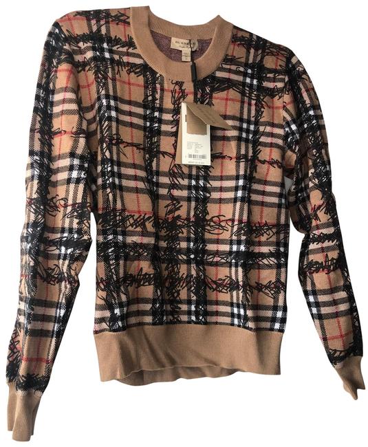 Burberry 2458100 Tan and Black Sweater