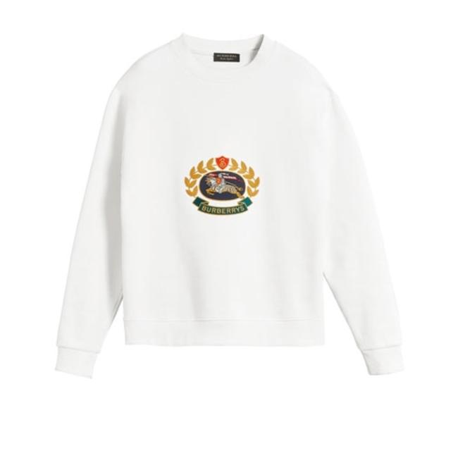 Burberry Archive Logo White Sweater