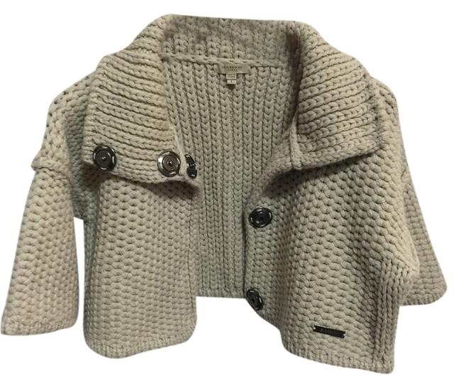Burberry Cotton Handknit Beige Sweater
