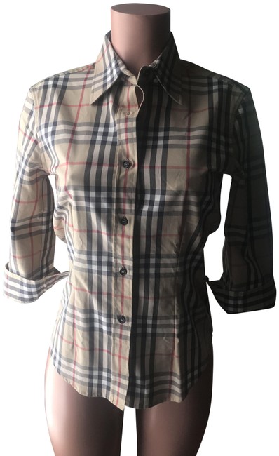 Burberry Beige London Blouse6 S