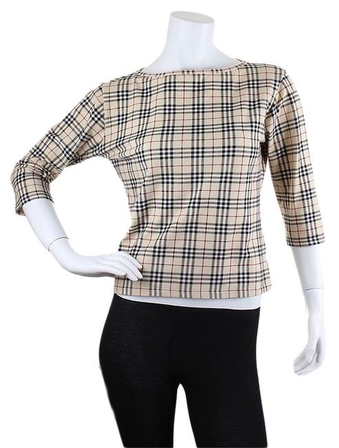 Burberry Beige Womens Nova Pullover Blouse12 L