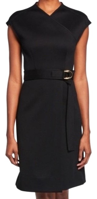 Burberry Black Dulsie Mid length WorkOffice Dress10 M