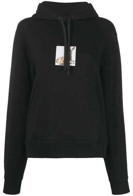 Burberry Black Gr Deer Print Cotton Oversized SweatshirtHoodie10 M