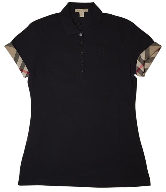 Burberry Black Ladys Polo 4500406712 Tee Shirt4 S