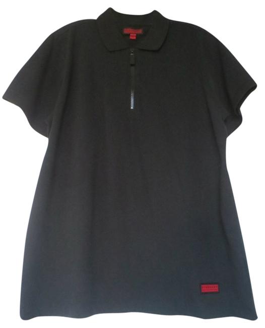 Burberry Black Mens Cotton Blend Polo Tee Shirt16 XL, Plus 0x