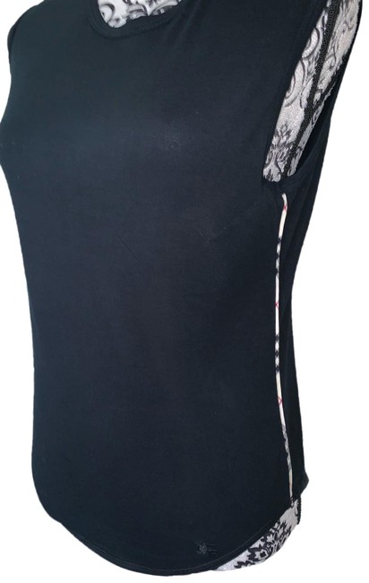 Burberry Black Nova Check Embellished Tank TopCami8 M