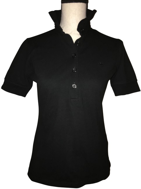 Burberry Black Ruffled Polo Tank TopCami8 M